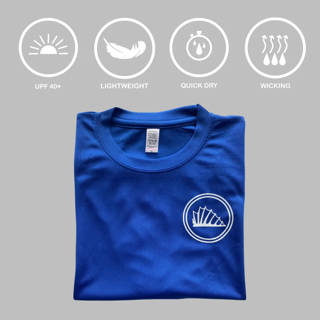 'Fin Up' Tech Top - Royal Blue