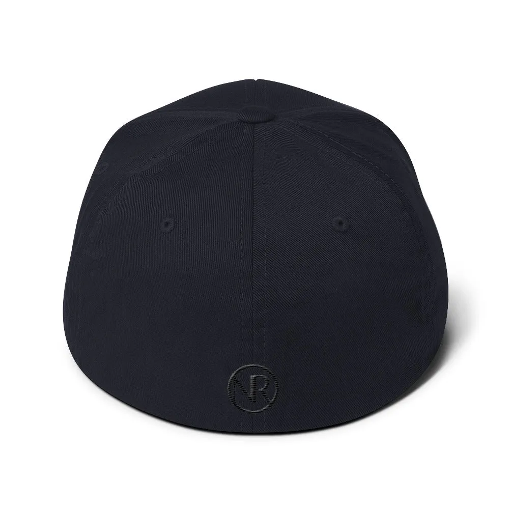 Florida - Structured Twill Cap - Black Embroidery - FL - Many Hat Color Options Available