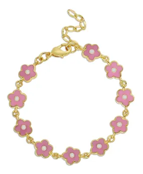 Flower Link Bracelet