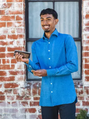 French Blue Denim Shirt