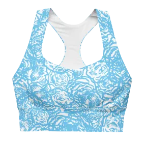 God's Louloudia Blue Longline sports bra