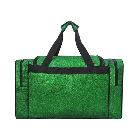 Green Glitter NGIL Canvas 20" Duffle Bag