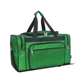 Green Glitter NGIL Canvas 20" Duffle Bag