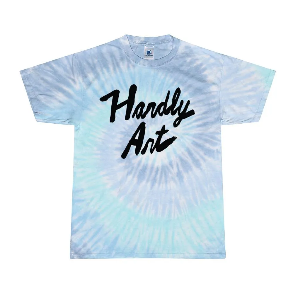 Hardly Art Logo Tie Dye Blue