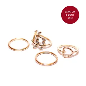 Heart Midi Ring Set - Sample