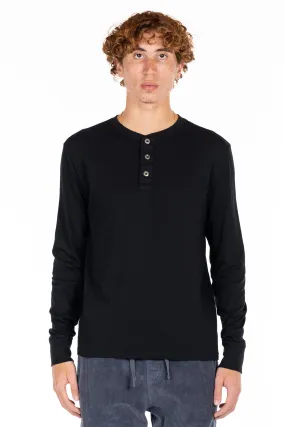 Henley Tee - Black