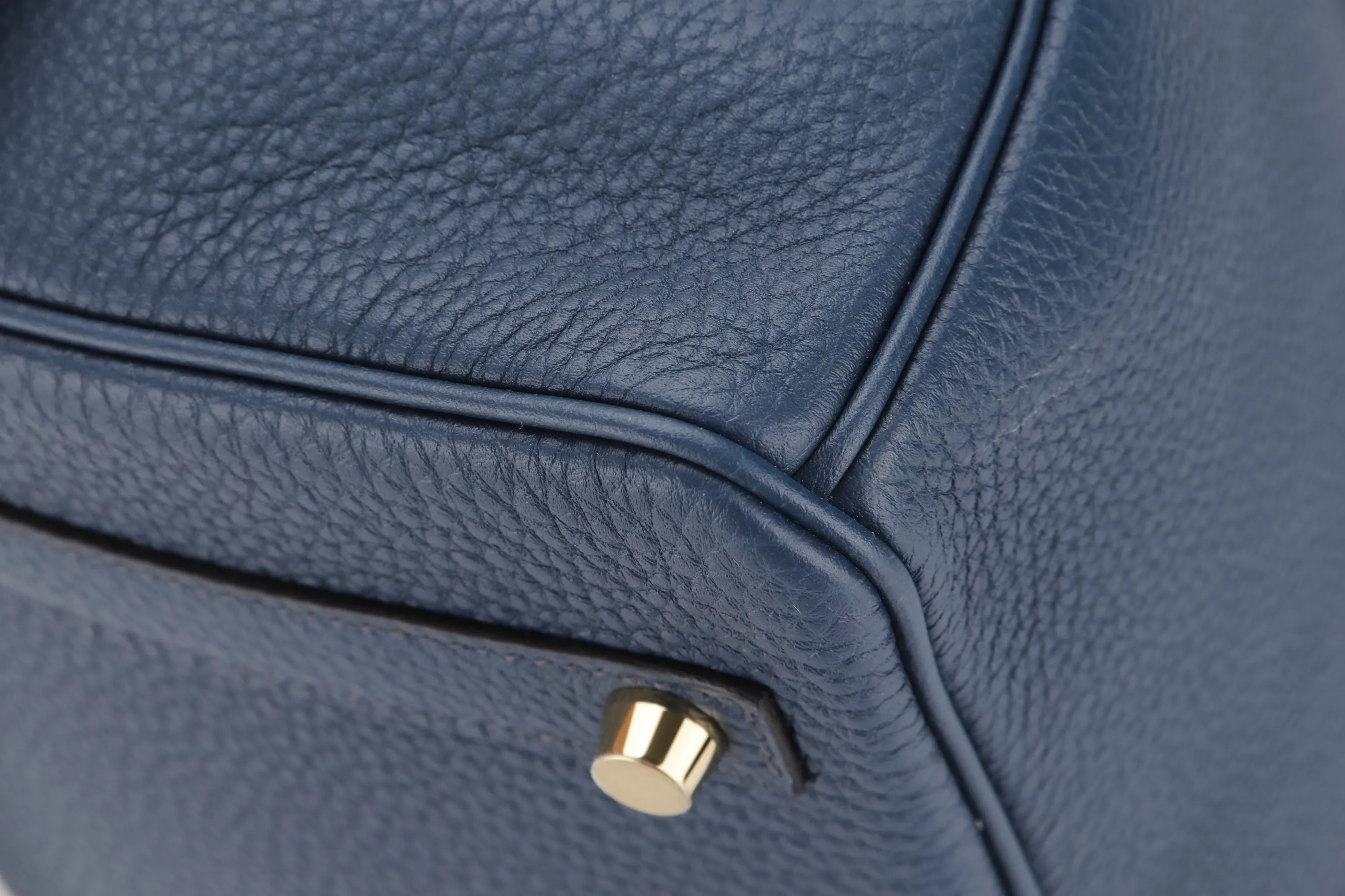 HERMES BIRKIN 30 (STAMP Z) BLUE DE PRUSSE TOGO LEATHER GOLD HARDWARE, WITH KEYS, LOCK, RAINCOAT, DUST COVER & BOX