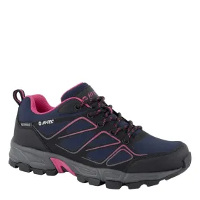 Hi Tec Ladies Ripper Walking Shoe -NAVY/MAGENTA