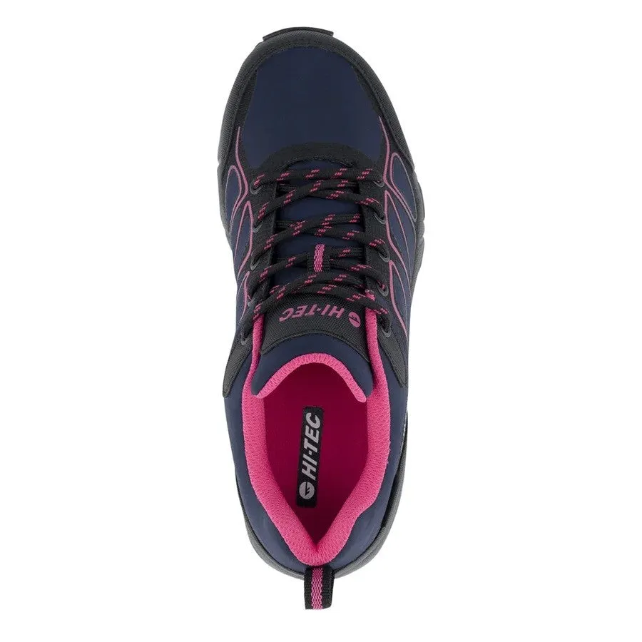 Hi Tec Ladies Ripper Walking Shoe -NAVY/MAGENTA