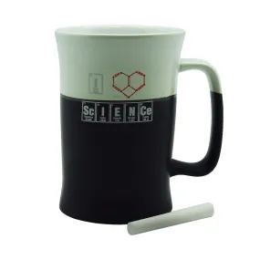 I Heart Science Chalkboard Mug