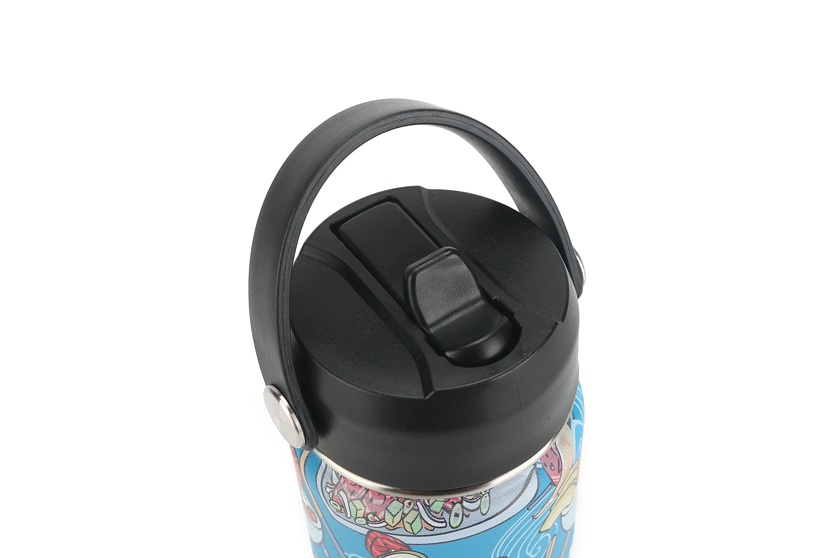 Insulated Water Bottle 12oz Poke Competition Blue