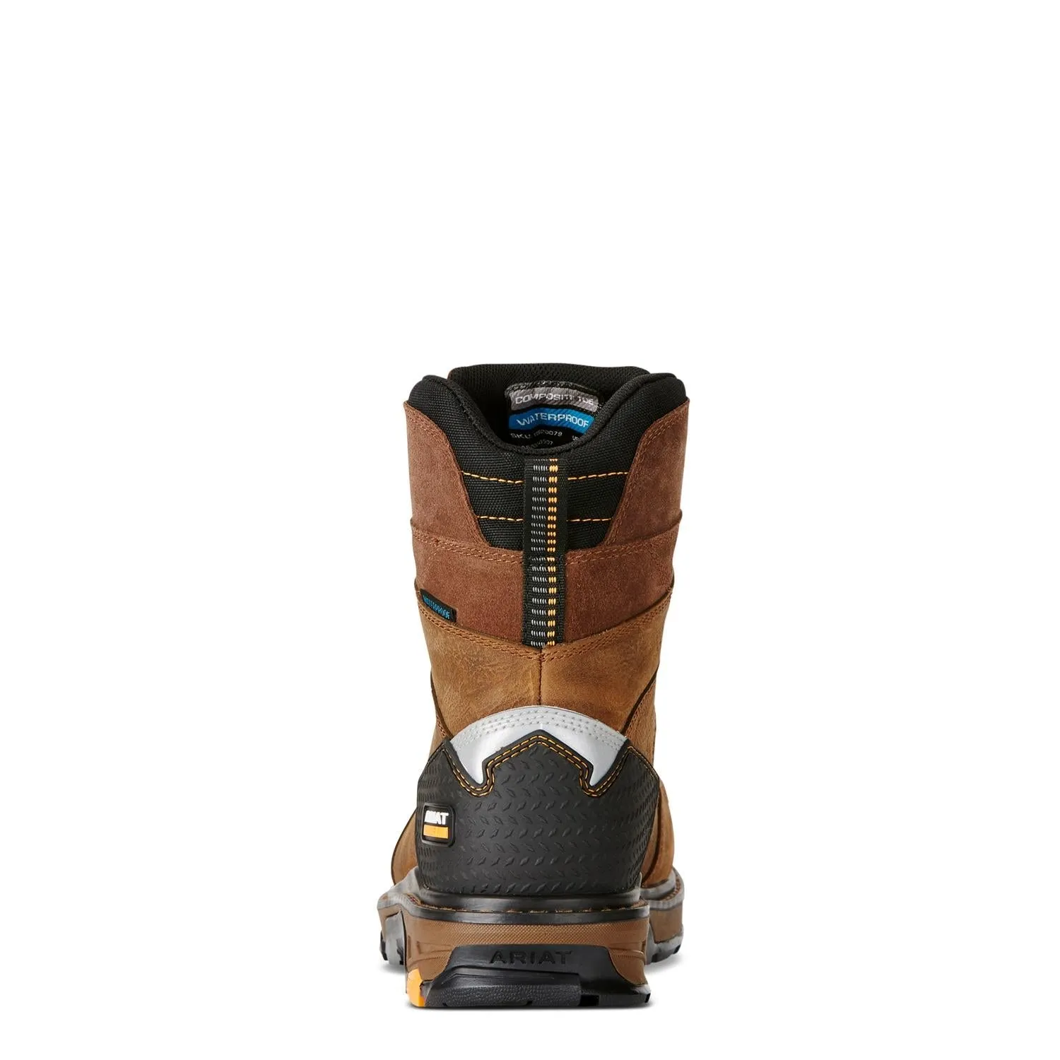 Intrepid 8in Waterproof Composite Toe Work Boot Rye Brown