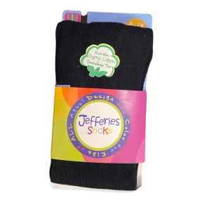 Jefferies Socks Organic Cotton Navy Tights Size 6-18 Months