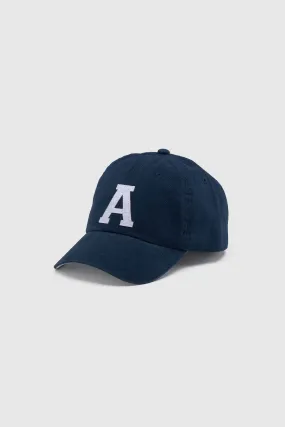 Jnr Letter Cap Navy