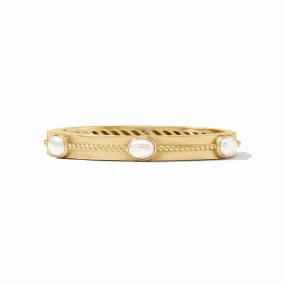 Julie Vos Nassau Stone Hinge Bangle, Pearl