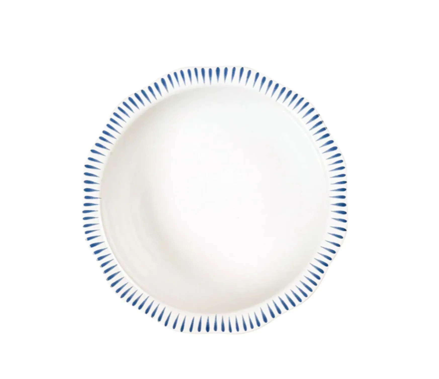 Juliska Sitio Stripe Delft Blue 12 Serving Bowl