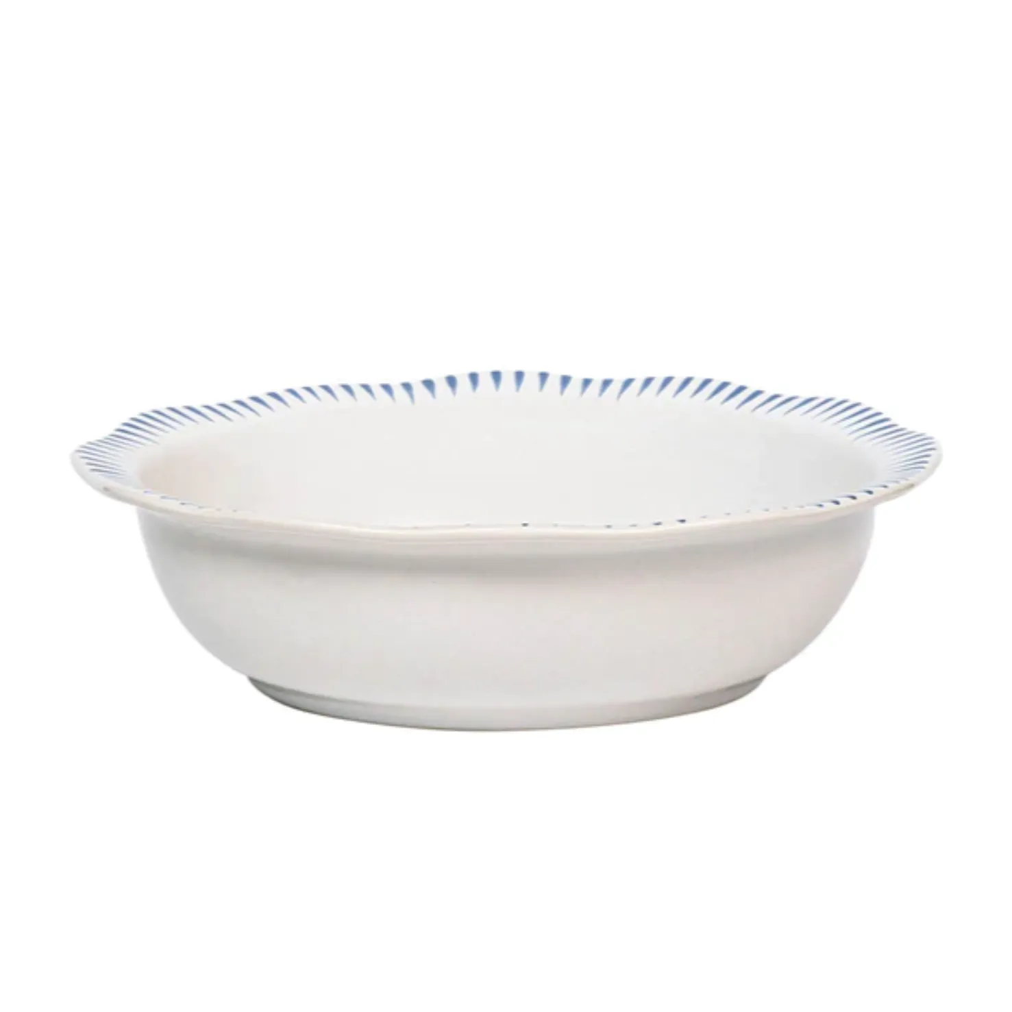 Juliska Sitio Stripe Delft Blue 12 Serving Bowl