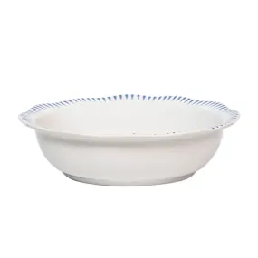 Juliska Sitio Stripe Delft Blue 12 Serving Bowl