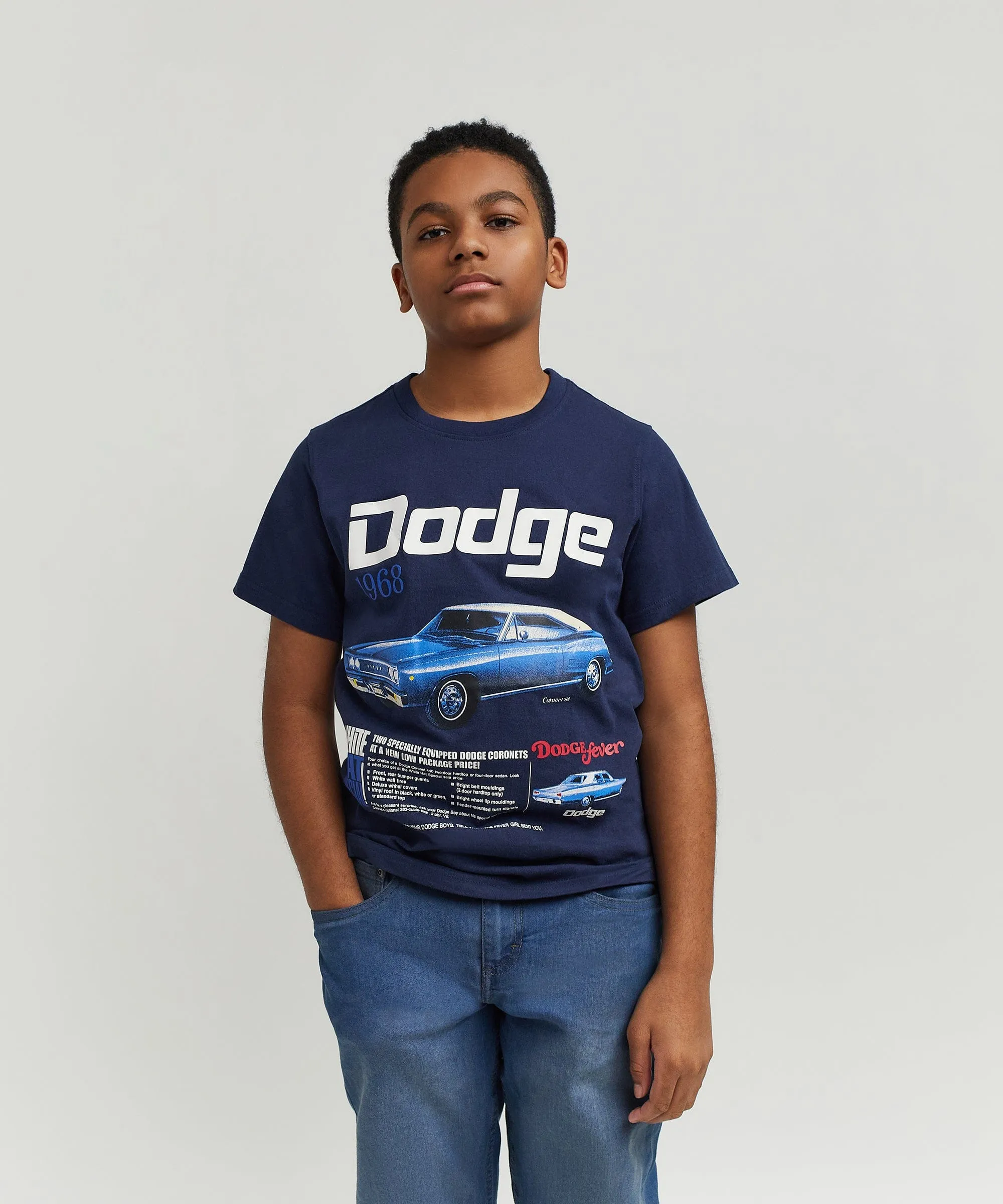 Kids Dodge Special Tee - Dark Blue