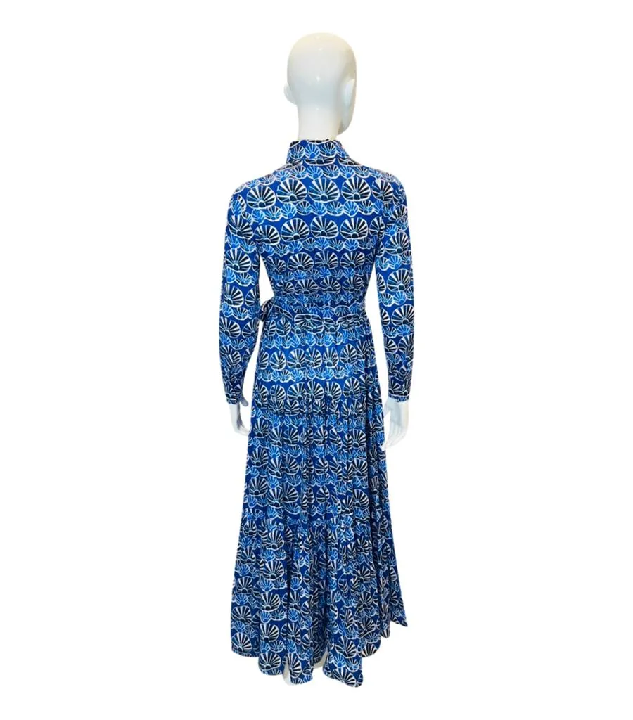 La Double J Cotton Printed Shirt Dress. Size XS