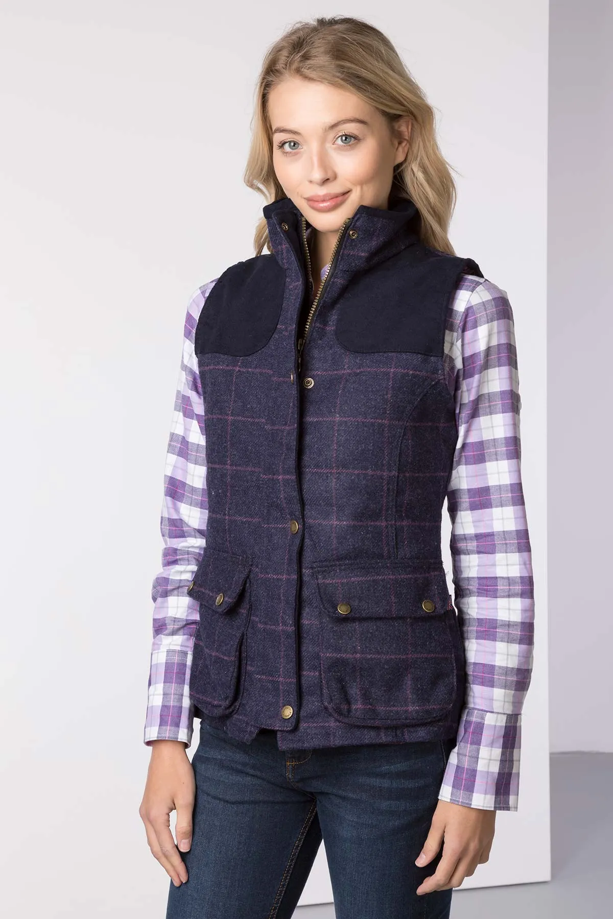 Ladies Tweed Gilet - Bramham II