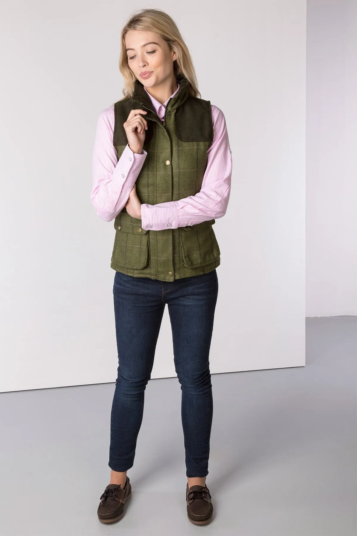 Ladies Tweed Gilet - Bramham II