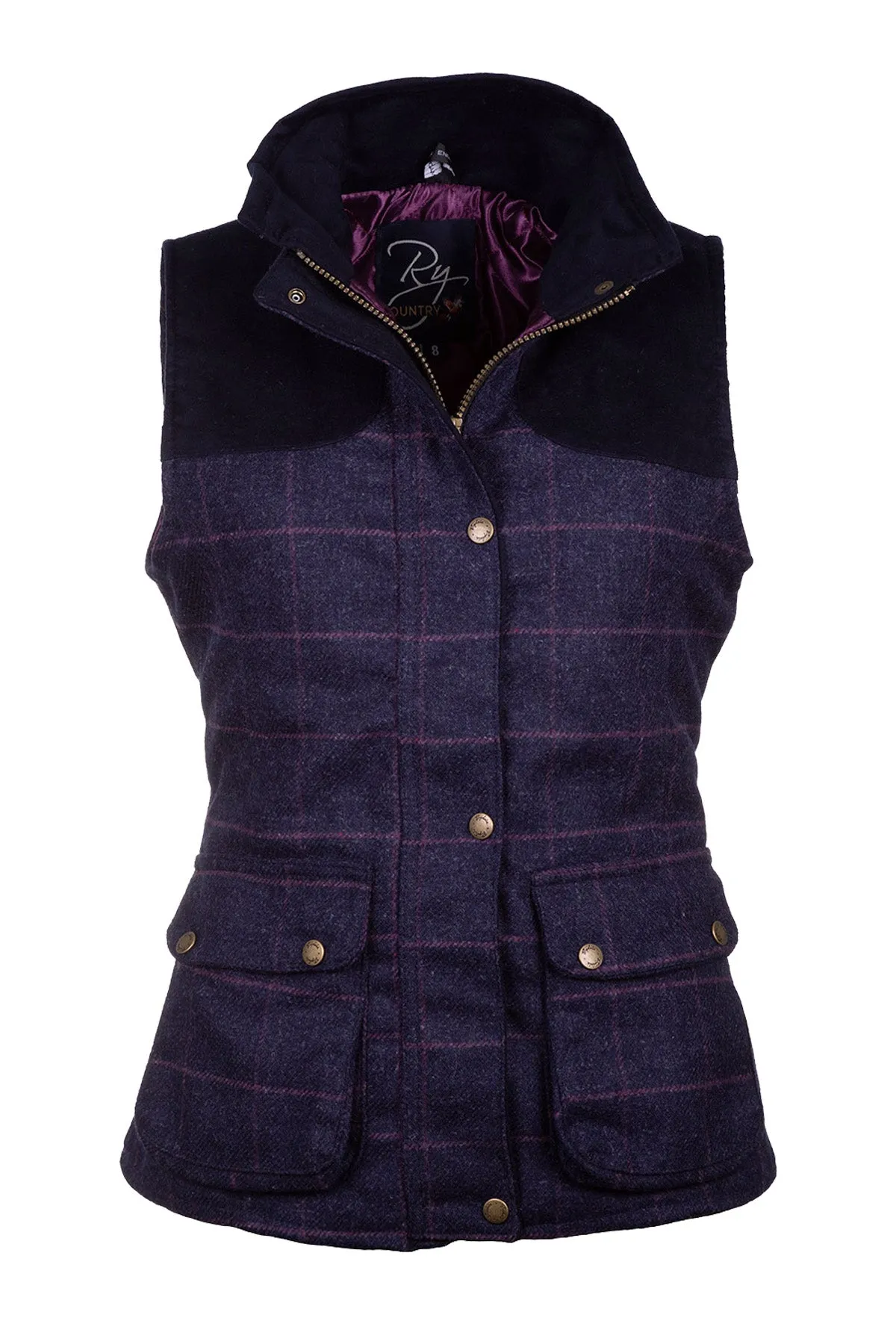 Ladies Tweed Gilet - Bramham II