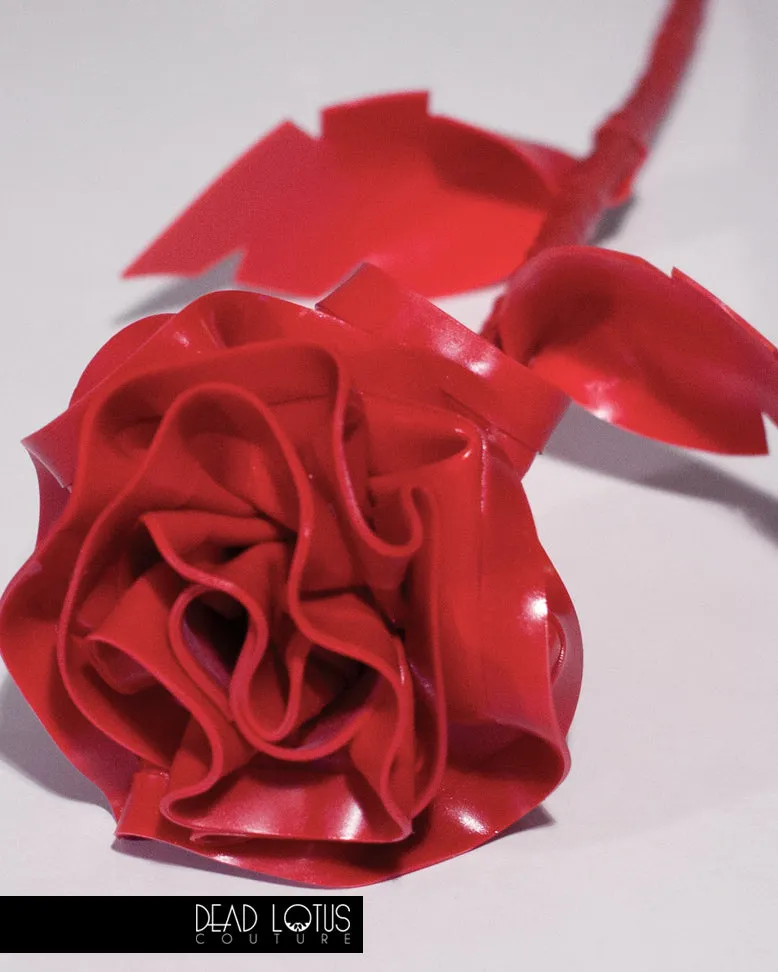 Latex Rose Flower with Stalk