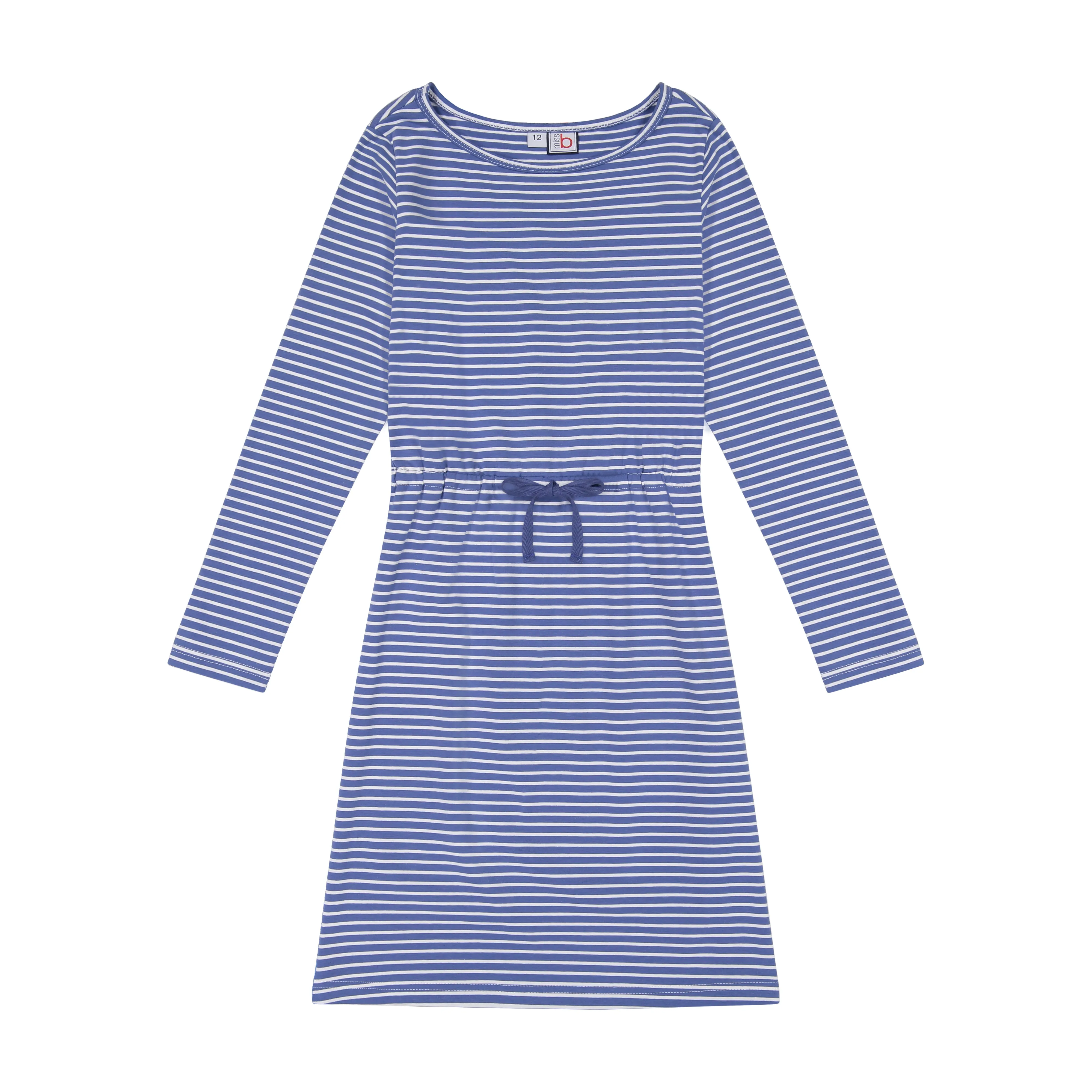 Lila Drawstring Dress Windsor Blue Stripe