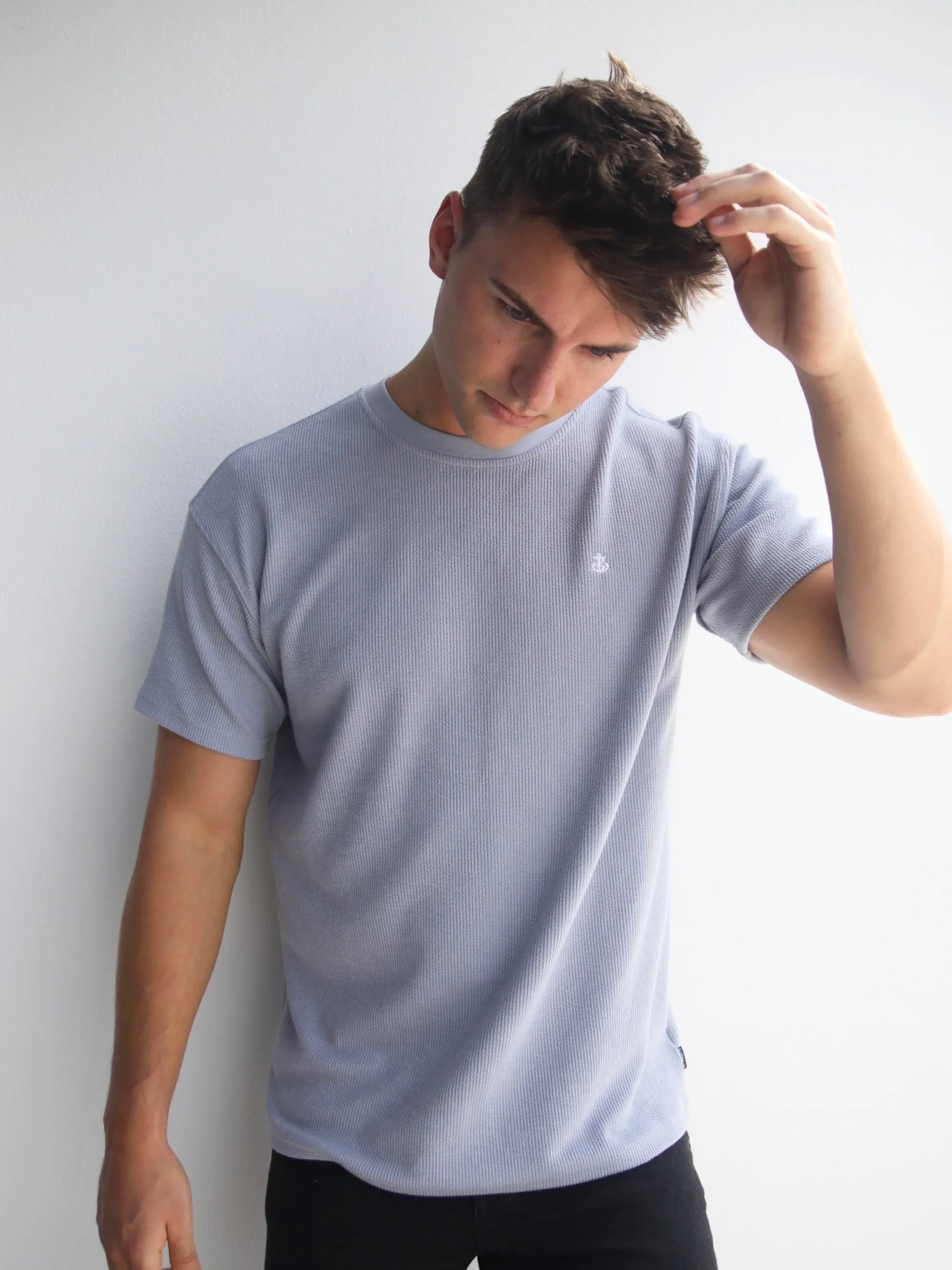 Matteo Relaxed T-Shirt - Dusty Blue