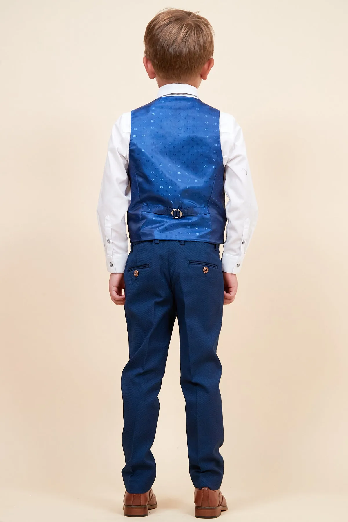 MAX - Childrens Royal Blue Three Piece Suit