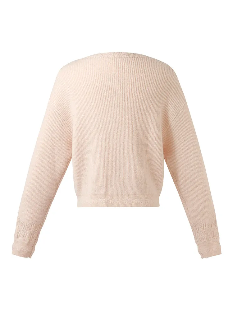 Mohair Blend Women Pullover Sweater