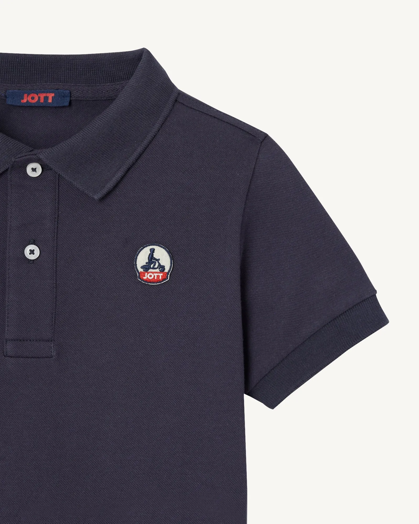 Navy Salvador children's polo shirt