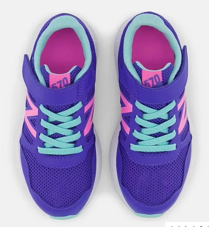 New Balance Girl's Velcro Trainer YT570AS2