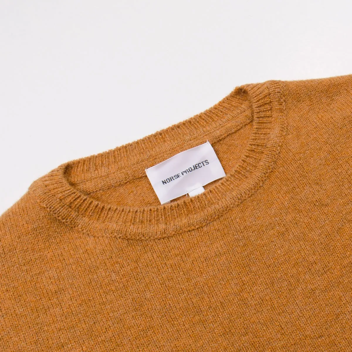 Norse Projects - Sigfred Lambswool Sweater - Mustard Yellow