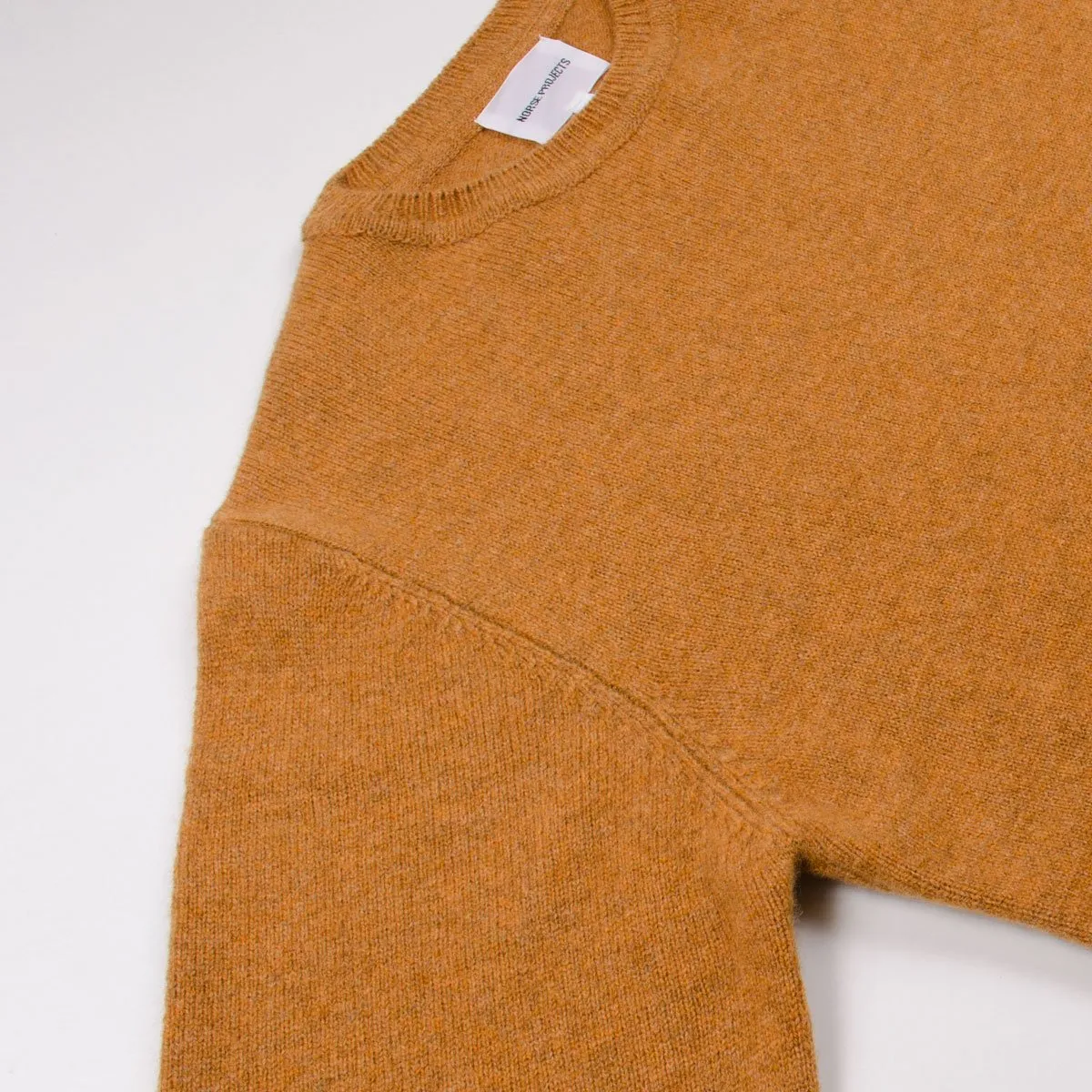 Norse Projects - Sigfred Lambswool Sweater - Mustard Yellow