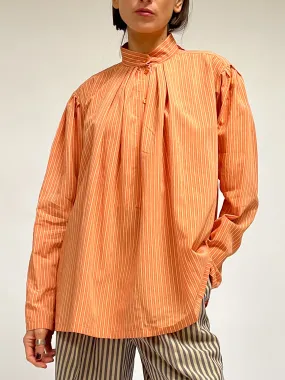 Orange Stripe Alberta Ferretti Blouse (M)