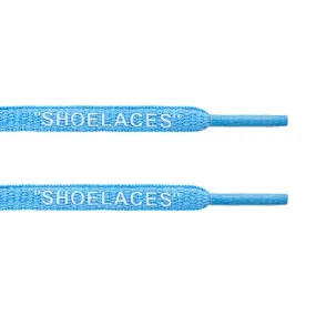 Oval -  Blue "SHOELACES"  inspired by OFF-WHITE x Nike - Blue - Presto and Vapormax