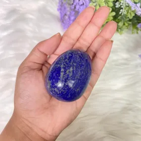 Oval Shaped Lapis Lazuli Crystal