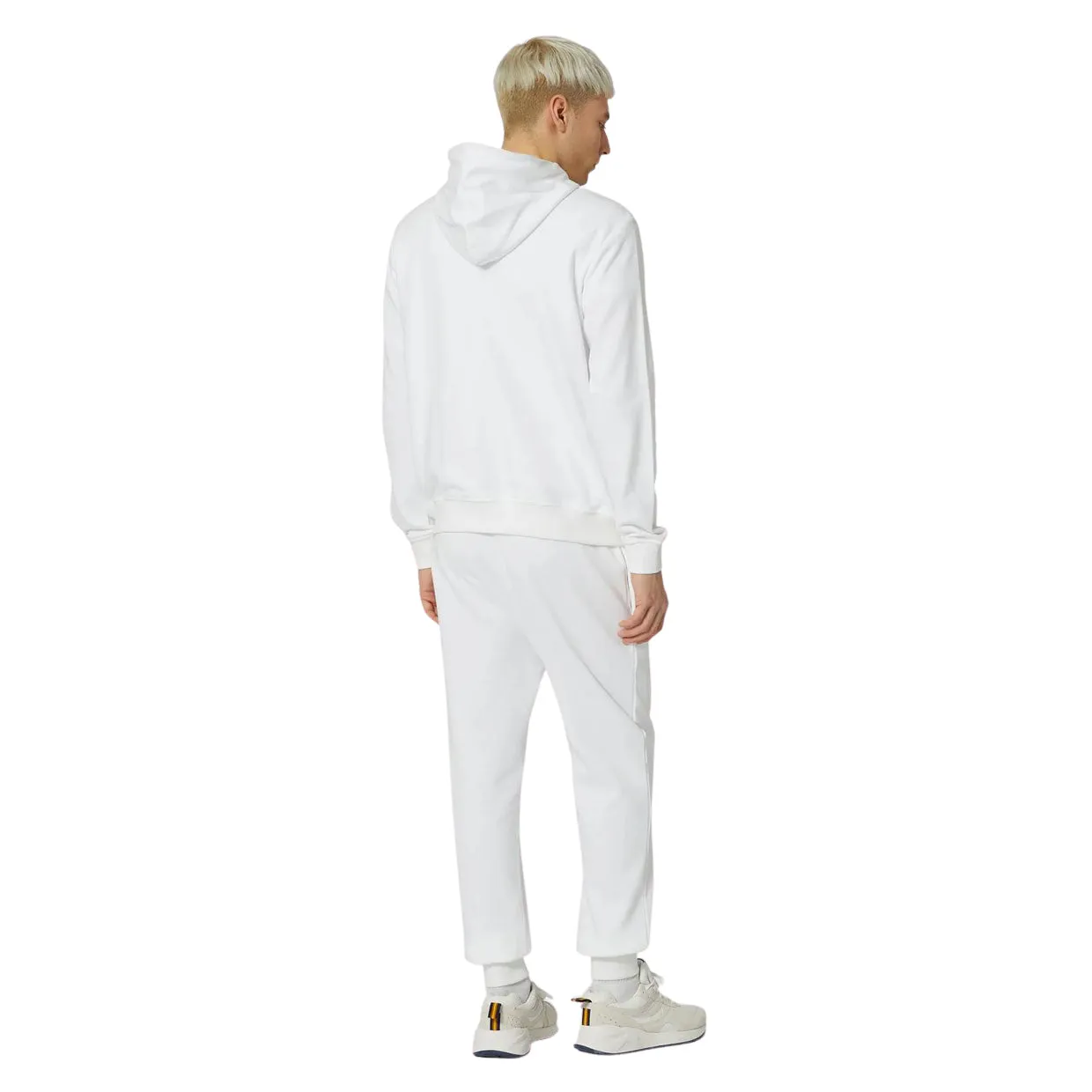 Pantaloni Uomo K-Way Le Vrai Bishop Poly Cotton Bianco