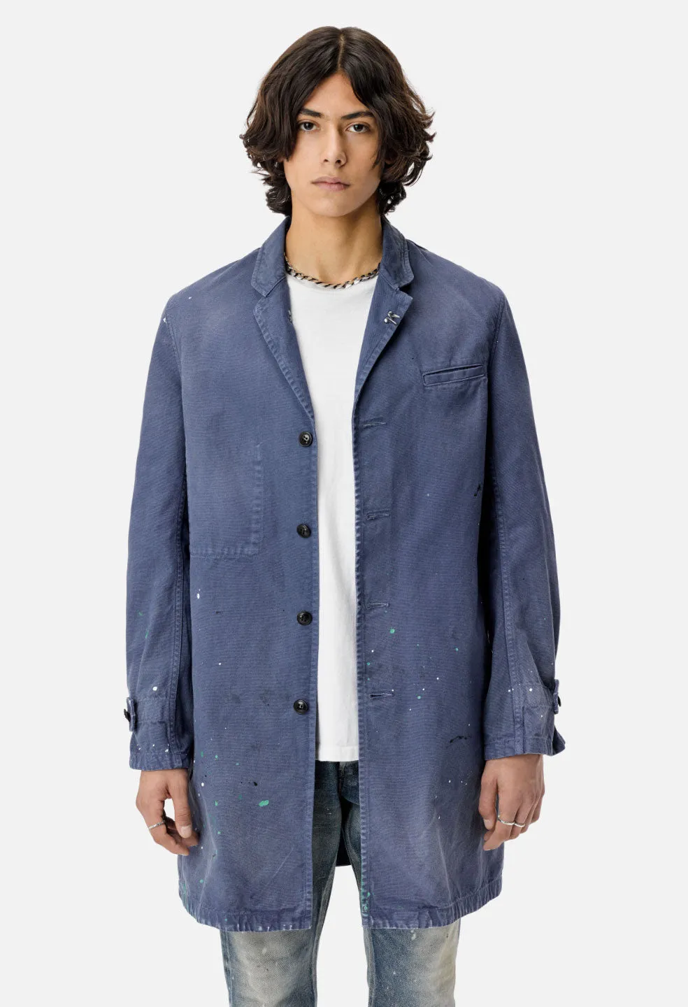 Petrol Overcoat / Navy