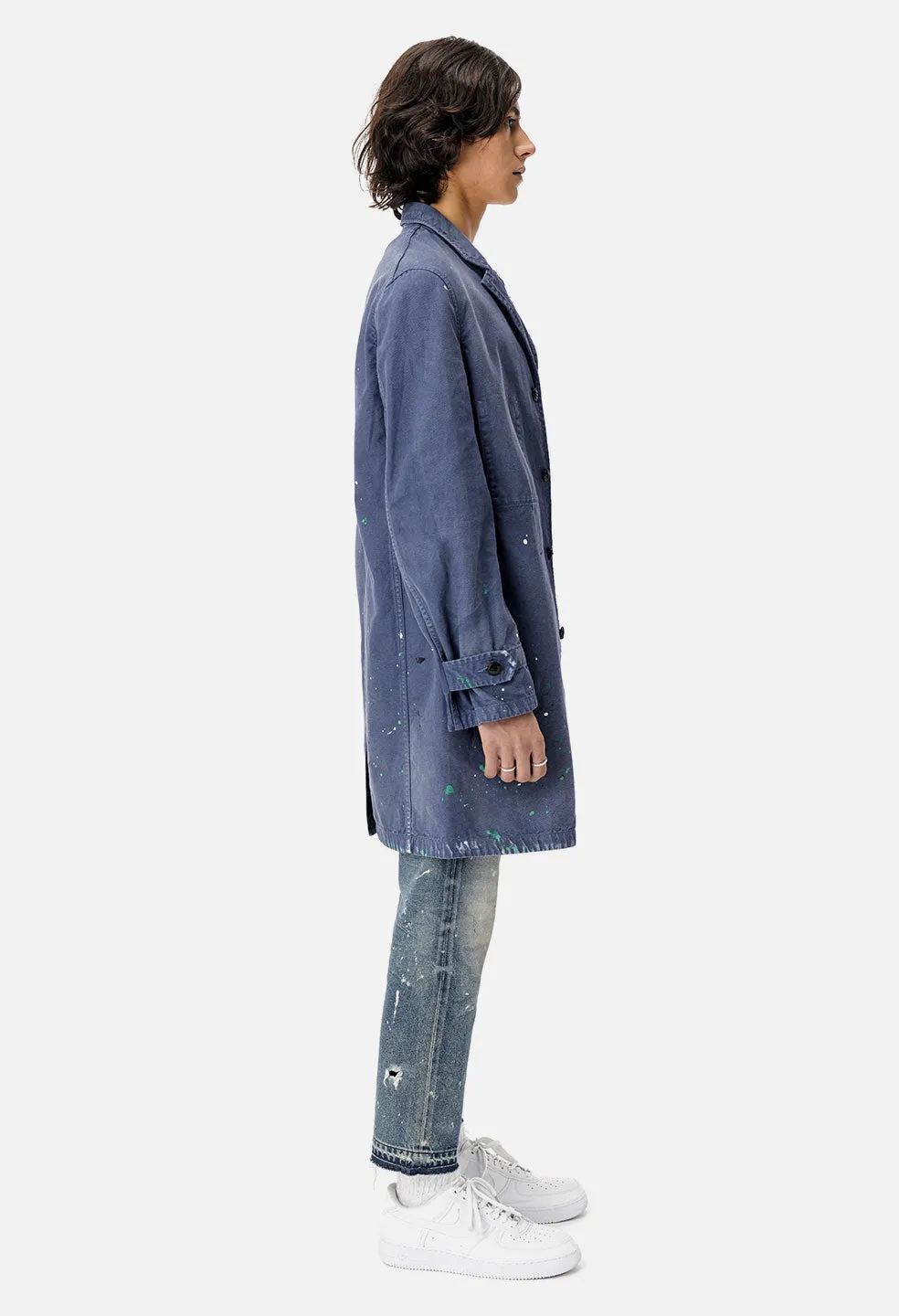 Petrol Overcoat / Navy