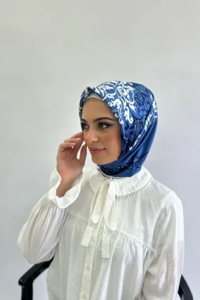 Premium Burden Damask Pattern Silky Square Hijab