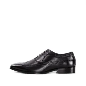 QUINTIN OXFORD BLACK BROGUE