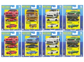 "Collectors" Superfast 2023 Assortment U "70 Years"  Set of 8 pieces Diecast Model Cars by Matchbox