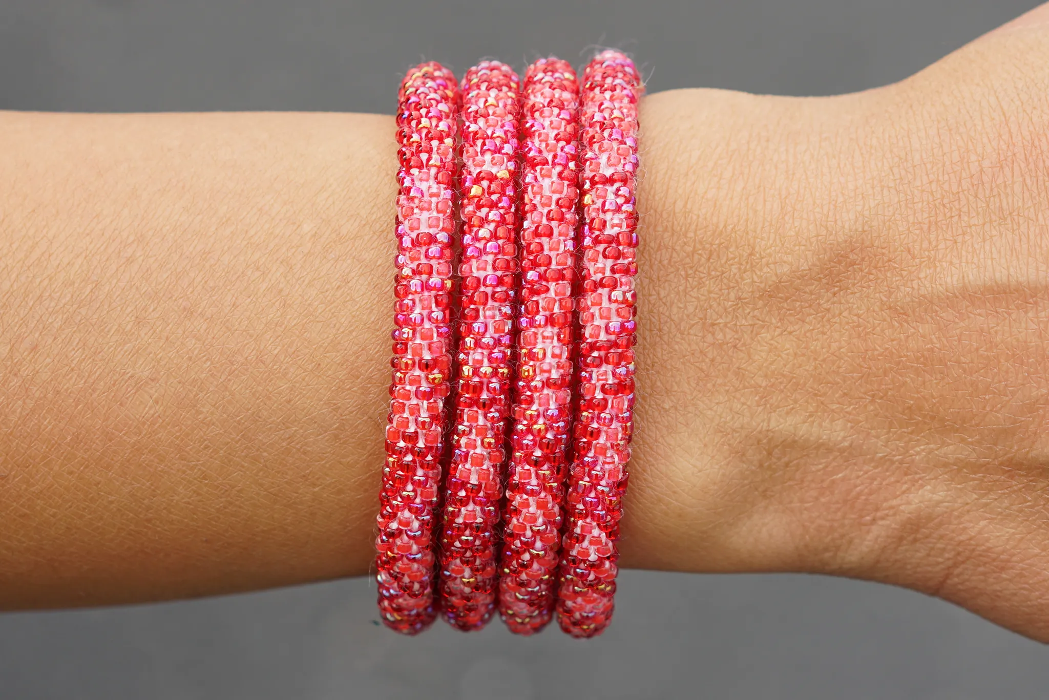 Red Confetti Bracelet