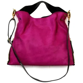 Riche - Fuchsia cow hide handbag