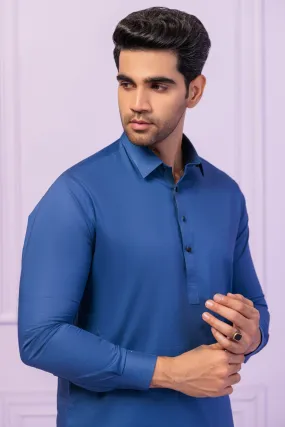 S-BLUE-BLENDED-SHALWAR SUIT - (GSSS24-018) Bin 49 M4