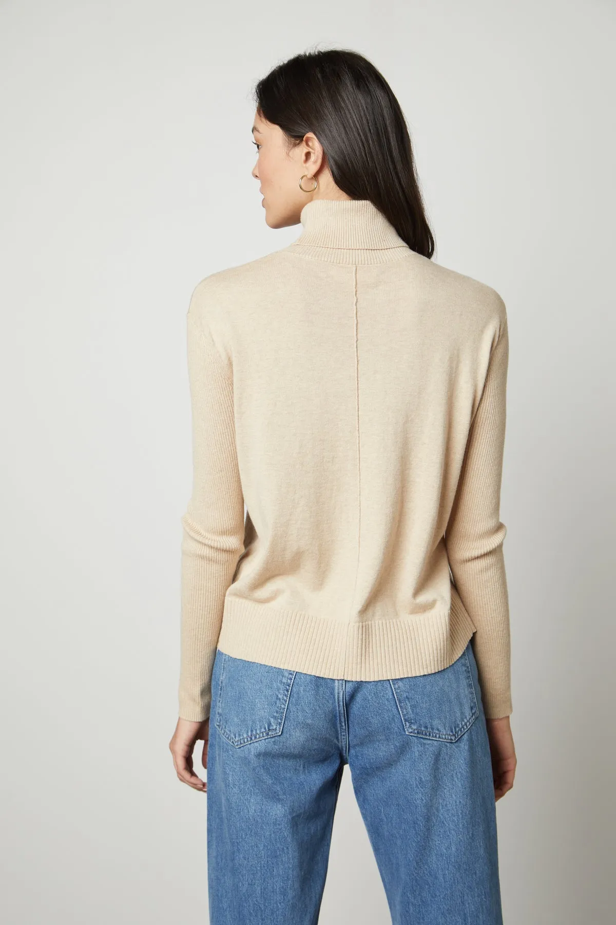 SALLY MOCK NECK SWEATER