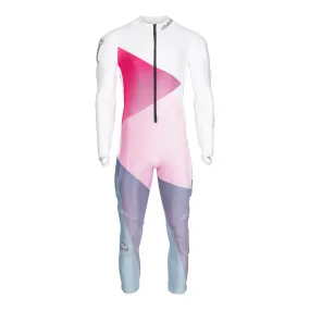 Sammi Adult Race Suit - White/Pink